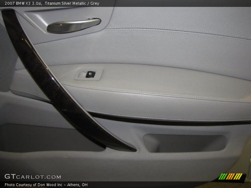 Titanium Silver Metallic / Grey 2007 BMW X3 3.0si