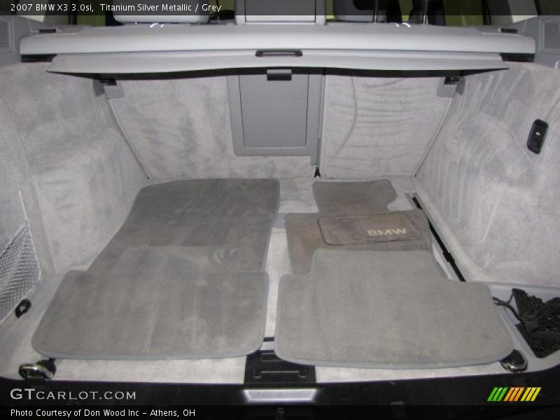 Titanium Silver Metallic / Grey 2007 BMW X3 3.0si