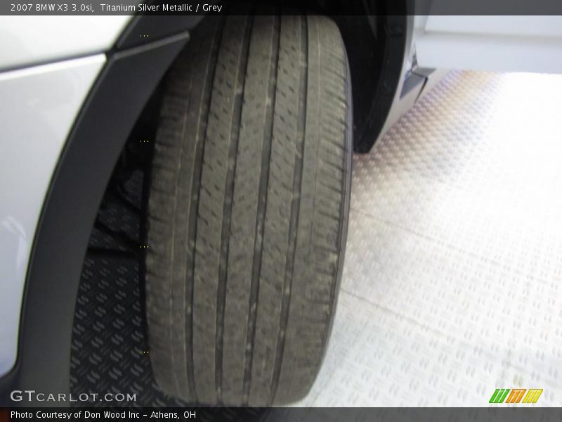Titanium Silver Metallic / Grey 2007 BMW X3 3.0si