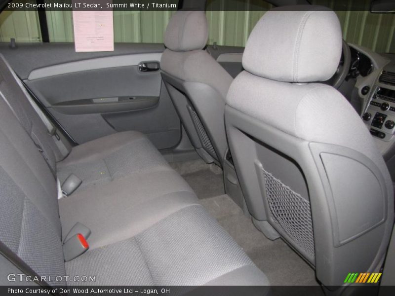 Summit White / Titanium 2009 Chevrolet Malibu LT Sedan
