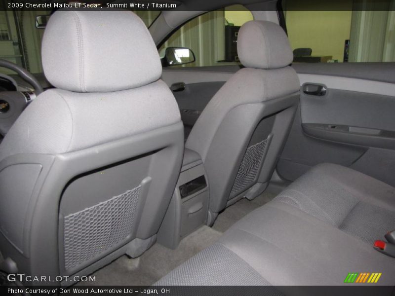 Summit White / Titanium 2009 Chevrolet Malibu LT Sedan