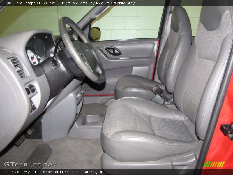  2001 Escape XLS V6 4WD Medium Graphite Grey Interior