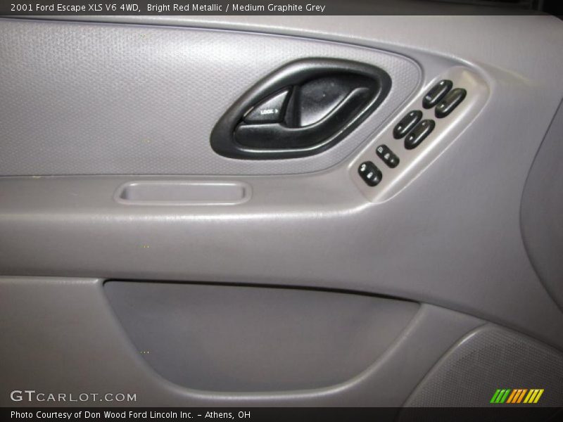 Bright Red Metallic / Medium Graphite Grey 2001 Ford Escape XLS V6 4WD