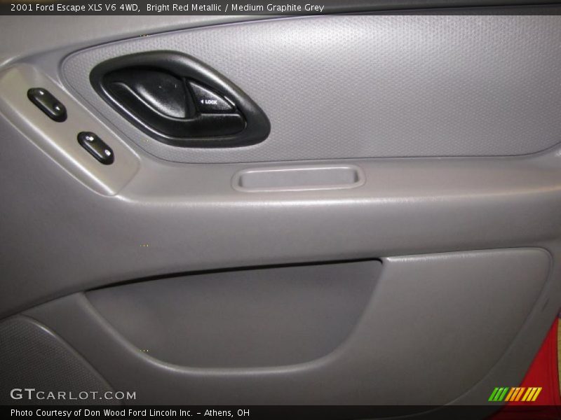 Bright Red Metallic / Medium Graphite Grey 2001 Ford Escape XLS V6 4WD