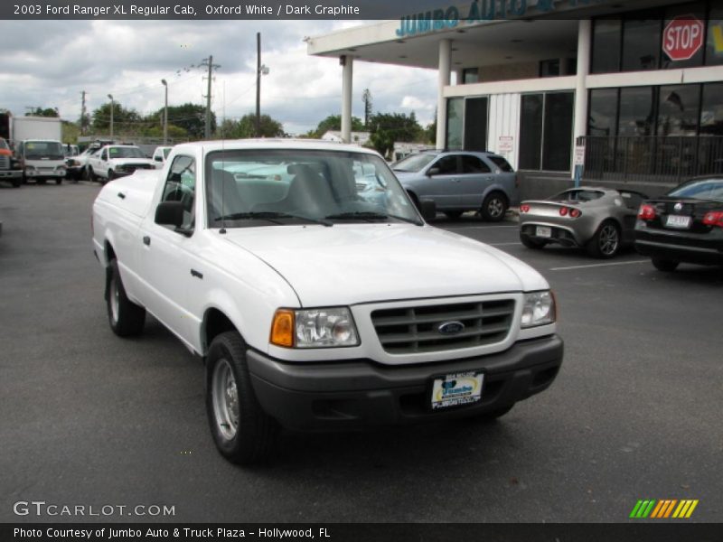 Oxford White / Dark Graphite 2003 Ford Ranger XL Regular Cab