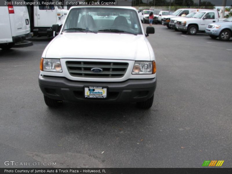 Oxford White / Dark Graphite 2003 Ford Ranger XL Regular Cab