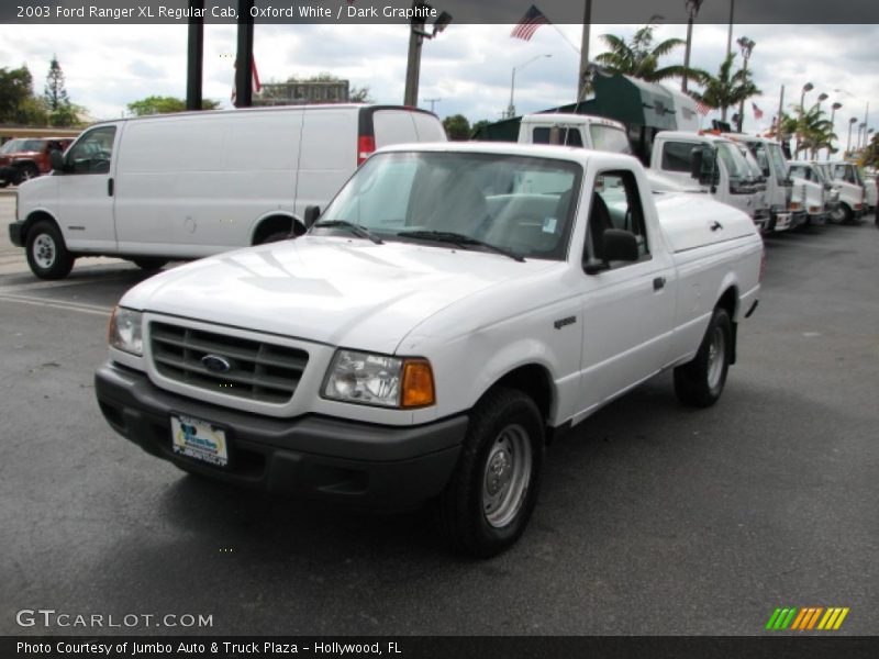 Oxford White / Dark Graphite 2003 Ford Ranger XL Regular Cab