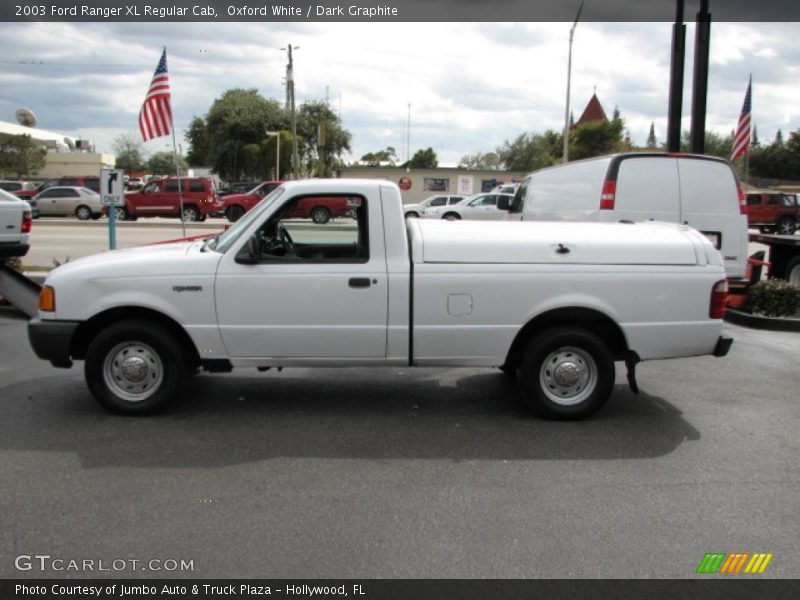 Oxford White / Dark Graphite 2003 Ford Ranger XL Regular Cab