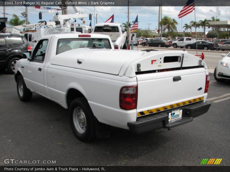 Oxford White / Dark Graphite 2003 Ford Ranger XL Regular Cab