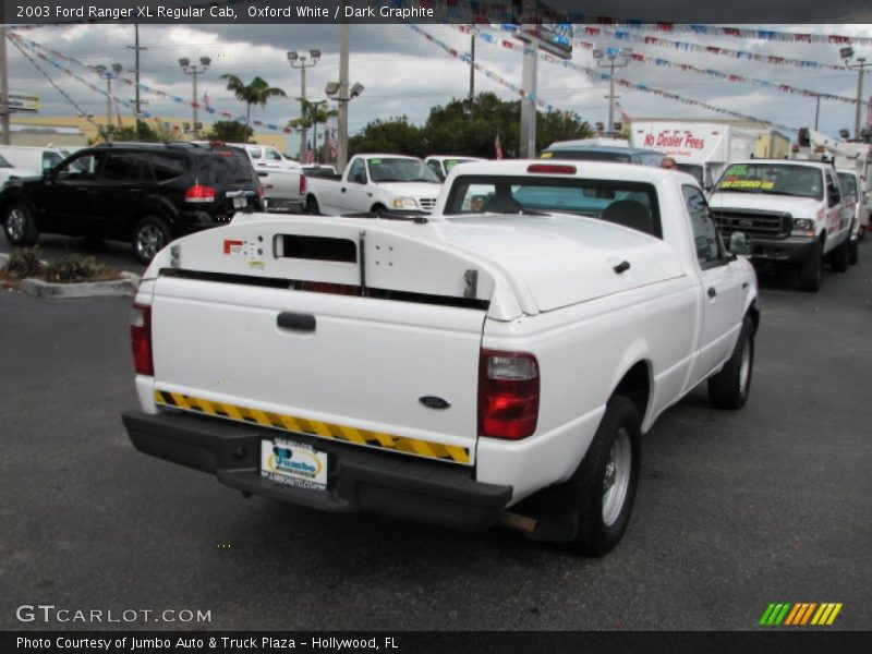 Oxford White / Dark Graphite 2003 Ford Ranger XL Regular Cab