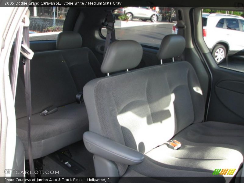 Stone White / Medium Slate Gray 2005 Dodge Grand Caravan SE
