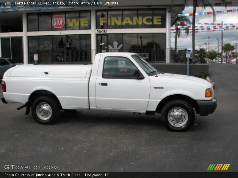 Oxford White / Dark Graphite 2003 Ford Ranger XL Regular Cab