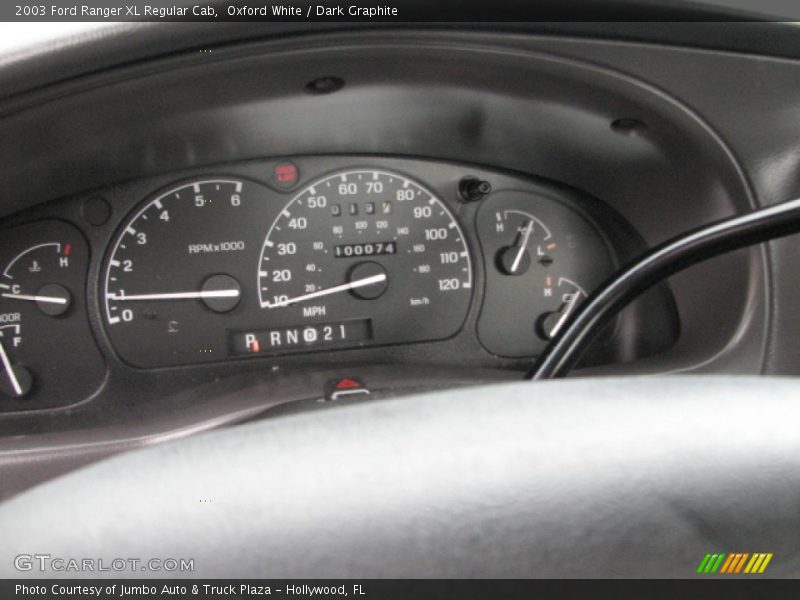 Oxford White / Dark Graphite 2003 Ford Ranger XL Regular Cab