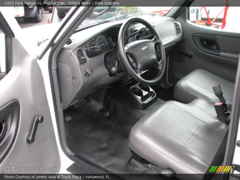 Oxford White / Dark Graphite 2003 Ford Ranger XL Regular Cab