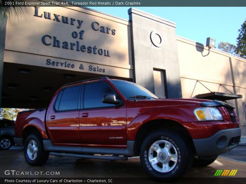 Toreador Red Metallic / Dark Graphite 2001 Ford Explorer Sport Trac 4x4