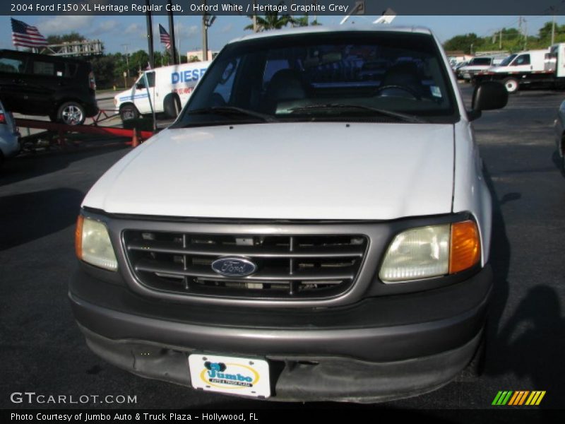 Oxford White / Heritage Graphite Grey 2004 Ford F150 XL Heritage Regular Cab