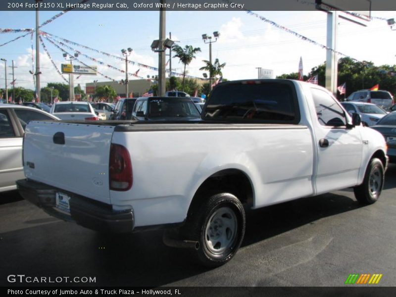 Oxford White / Heritage Graphite Grey 2004 Ford F150 XL Heritage Regular Cab