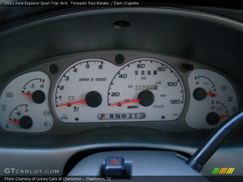  2001 Explorer Sport Trac 4x4 4x4 Gauges
