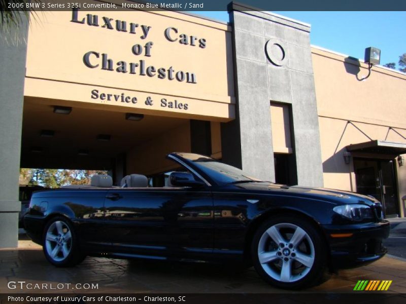 Monaco Blue Metallic / Sand 2006 BMW 3 Series 325i Convertible