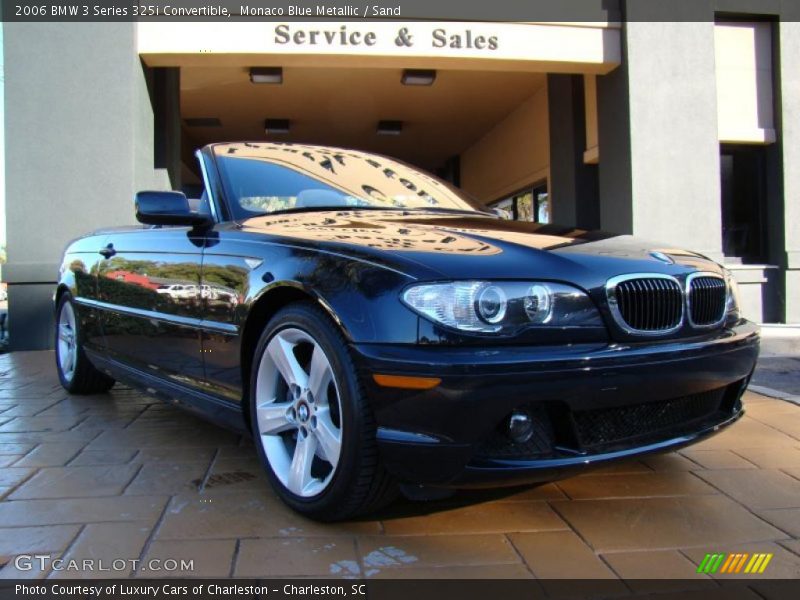 Monaco Blue Metallic / Sand 2006 BMW 3 Series 325i Convertible