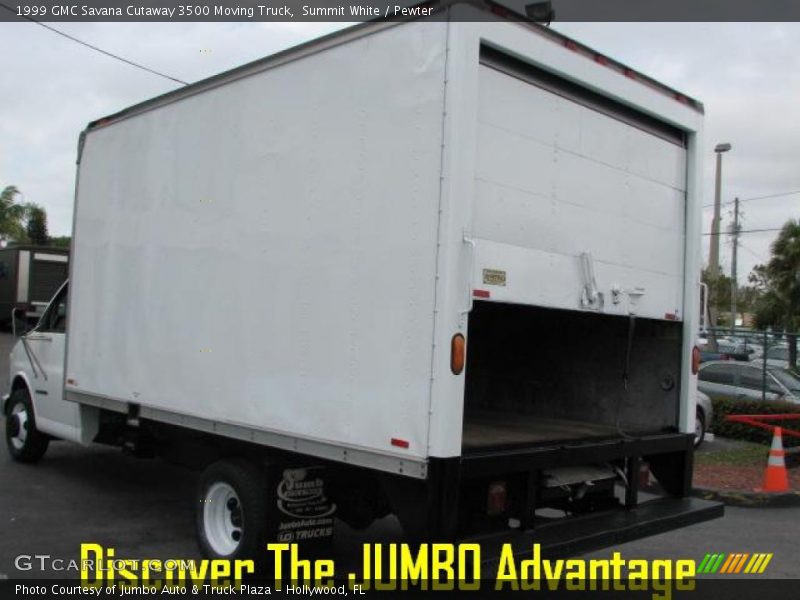 Summit White / Pewter 1999 GMC Savana Cutaway 3500 Moving Truck