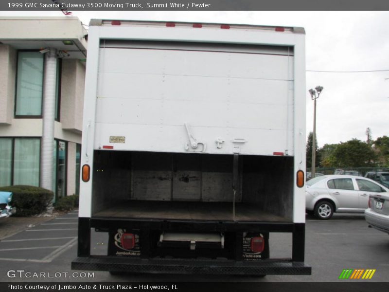 Summit White / Pewter 1999 GMC Savana Cutaway 3500 Moving Truck