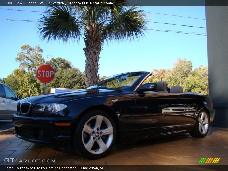 Monaco Blue Metallic / Sand 2006 BMW 3 Series 325i Convertible