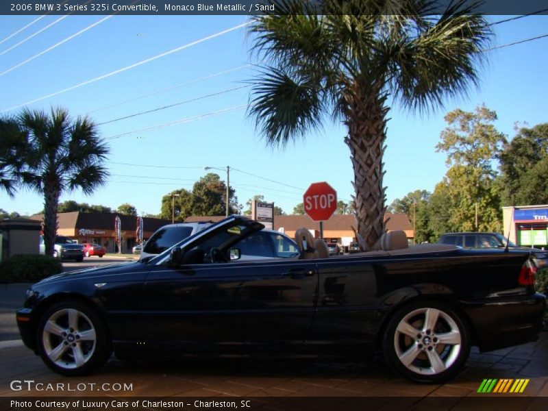 Monaco Blue Metallic / Sand 2006 BMW 3 Series 325i Convertible