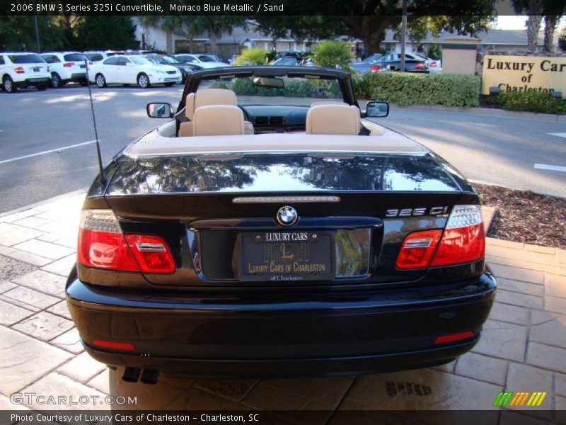 Monaco Blue Metallic / Sand 2006 BMW 3 Series 325i Convertible
