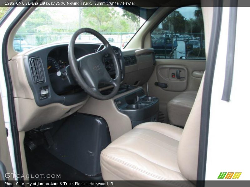 Summit White / Pewter 1999 GMC Savana Cutaway 3500 Moving Truck