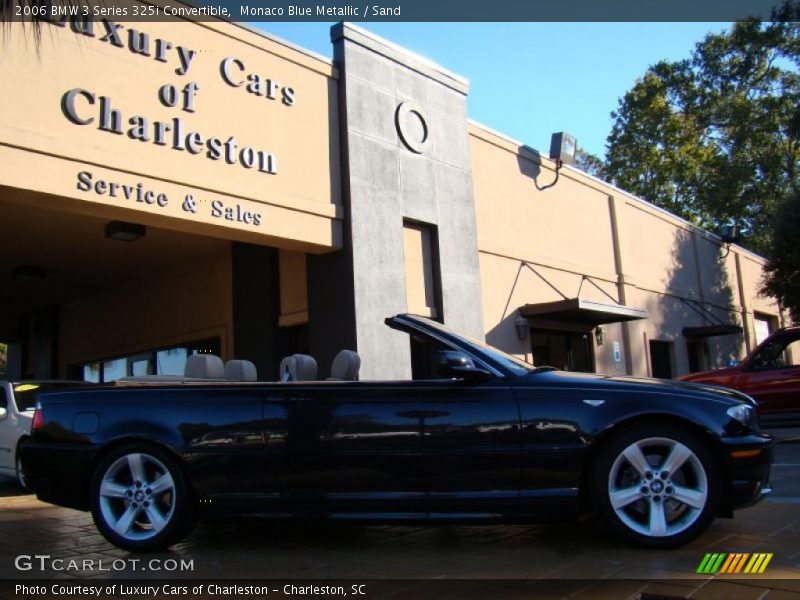 Monaco Blue Metallic / Sand 2006 BMW 3 Series 325i Convertible