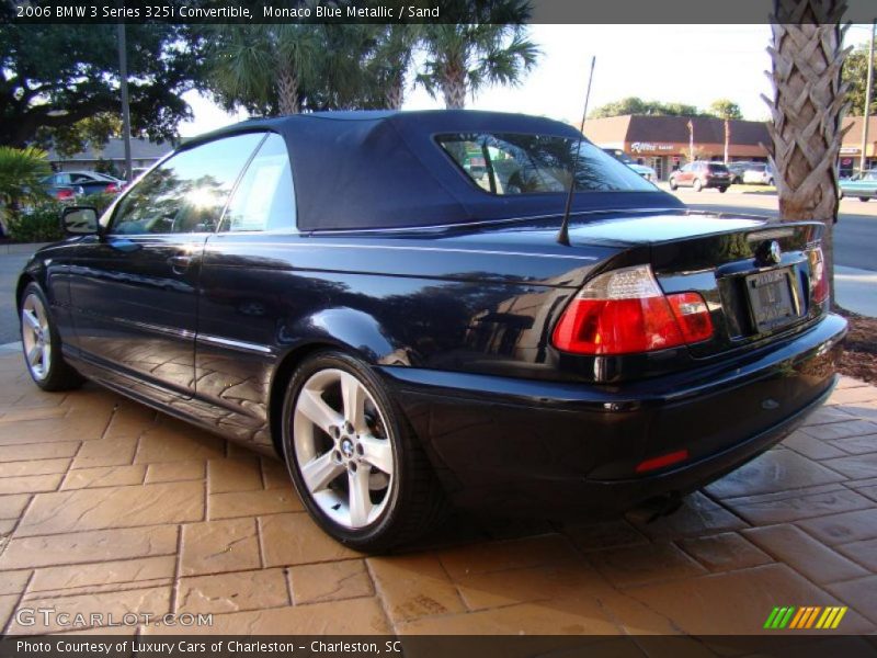 Monaco Blue Metallic / Sand 2006 BMW 3 Series 325i Convertible