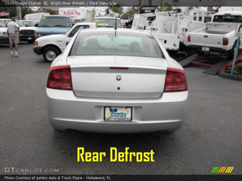 Bright Silver Metallic / Dark Slate Gray 2008 Dodge Charger SE