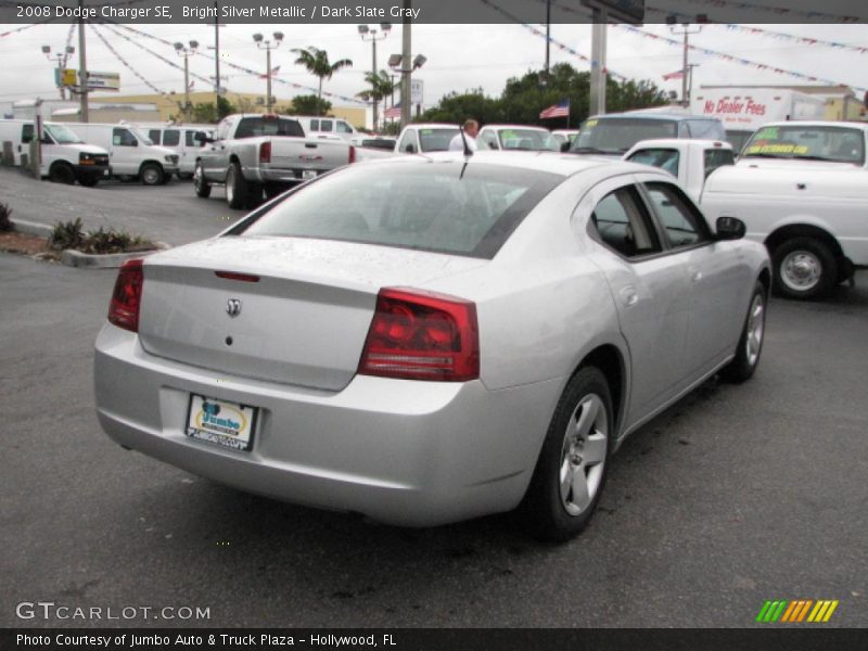 Bright Silver Metallic / Dark Slate Gray 2008 Dodge Charger SE