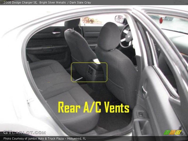 Bright Silver Metallic / Dark Slate Gray 2008 Dodge Charger SE