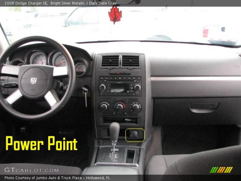 Bright Silver Metallic / Dark Slate Gray 2008 Dodge Charger SE