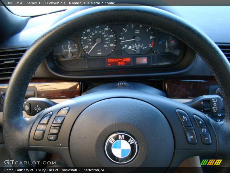 Monaco Blue Metallic / Sand 2006 BMW 3 Series 325i Convertible