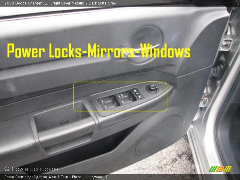 Bright Silver Metallic / Dark Slate Gray 2008 Dodge Charger SE