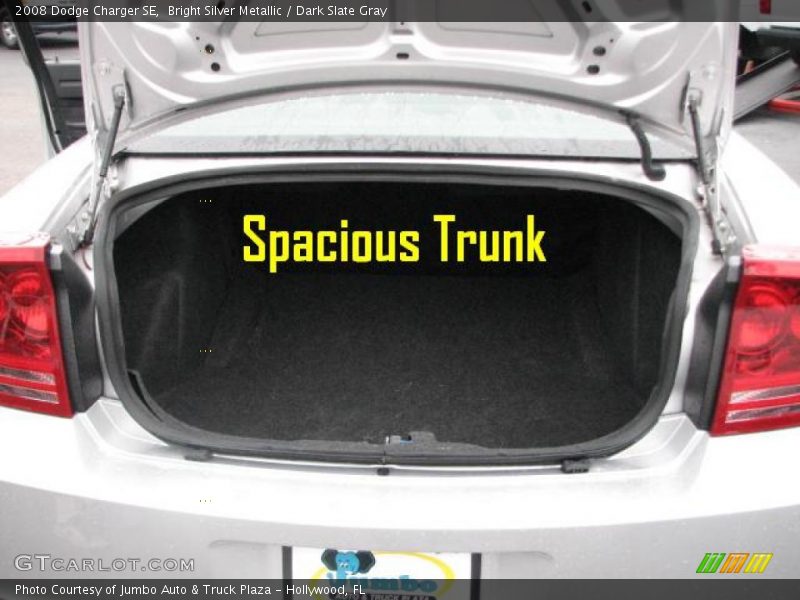 Bright Silver Metallic / Dark Slate Gray 2008 Dodge Charger SE
