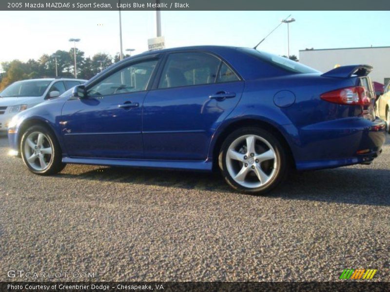 Lapis Blue Metallic / Black 2005 Mazda MAZDA6 s Sport Sedan