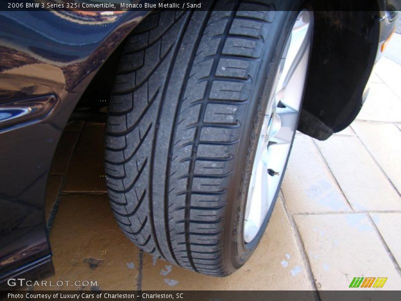 Monaco Blue Metallic / Sand 2006 BMW 3 Series 325i Convertible