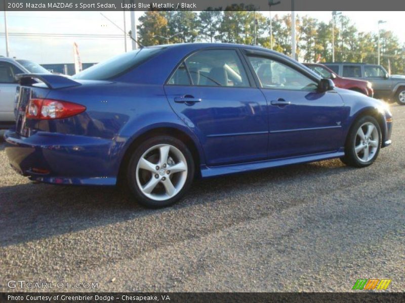 Lapis Blue Metallic / Black 2005 Mazda MAZDA6 s Sport Sedan
