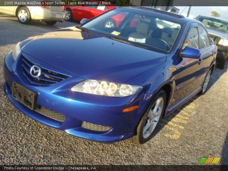 Lapis Blue Metallic / Black 2005 Mazda MAZDA6 s Sport Sedan