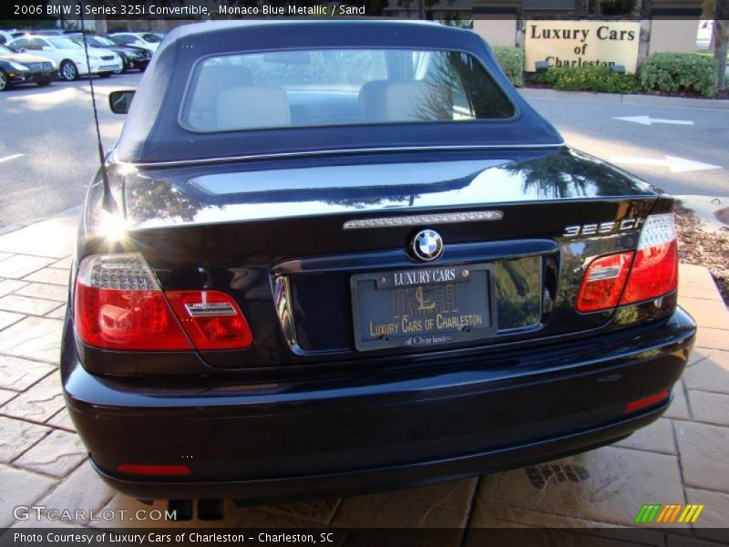 Monaco Blue Metallic / Sand 2006 BMW 3 Series 325i Convertible