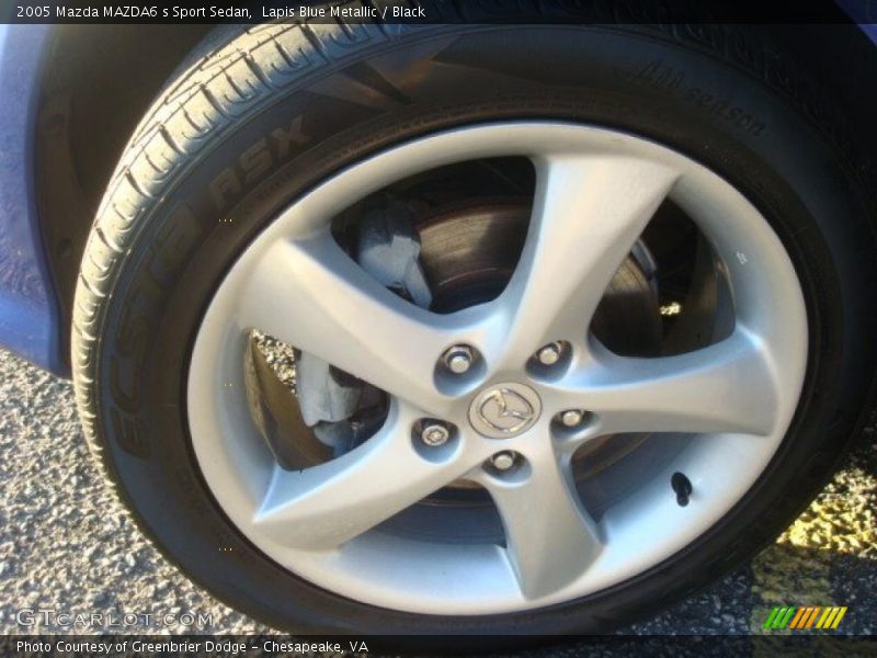 Lapis Blue Metallic / Black 2005 Mazda MAZDA6 s Sport Sedan