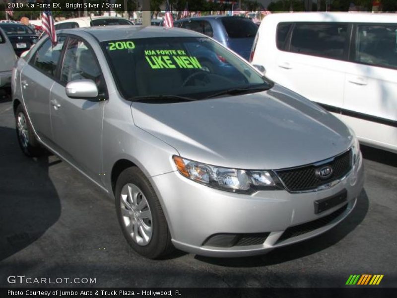 Bright Silver / Stone 2010 Kia Forte EX