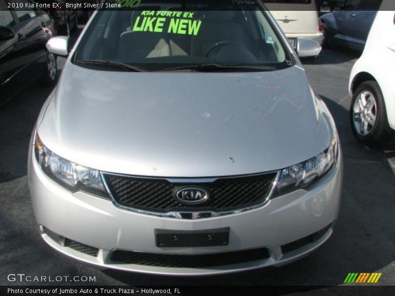 Bright Silver / Stone 2010 Kia Forte EX