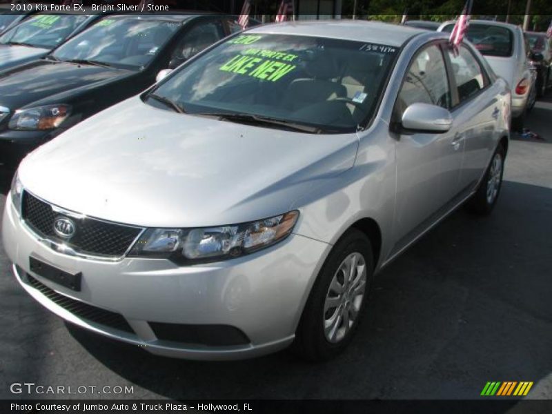 Bright Silver / Stone 2010 Kia Forte EX