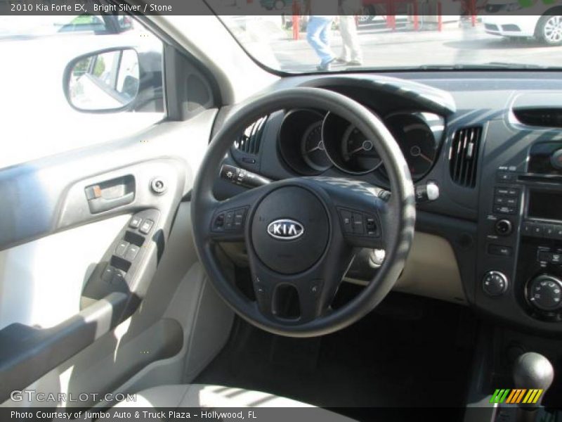 Bright Silver / Stone 2010 Kia Forte EX