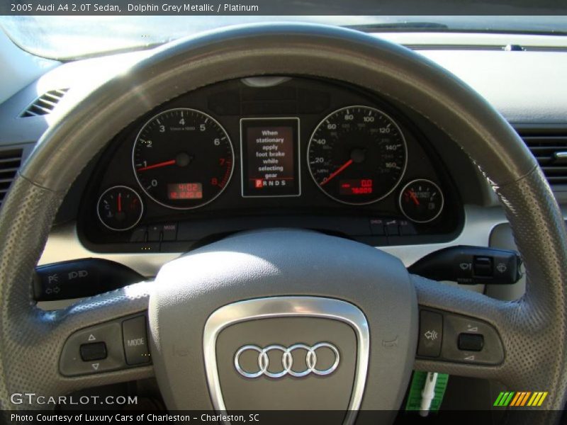 Dolphin Grey Metallic / Platinum 2005 Audi A4 2.0T Sedan